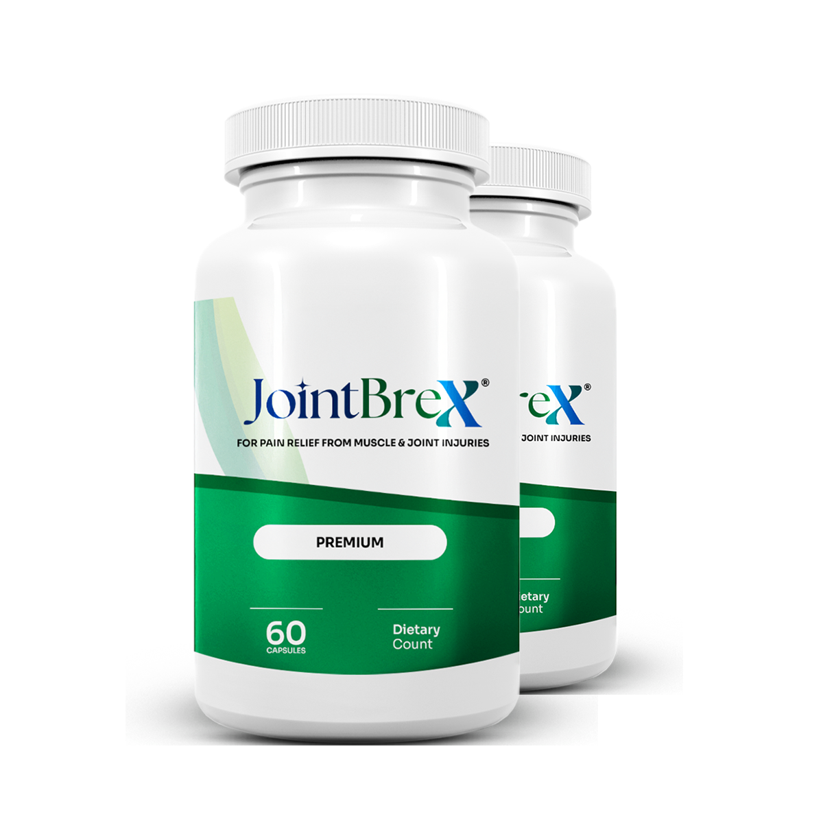 Two bottles of JointBrex — 60 day supply package