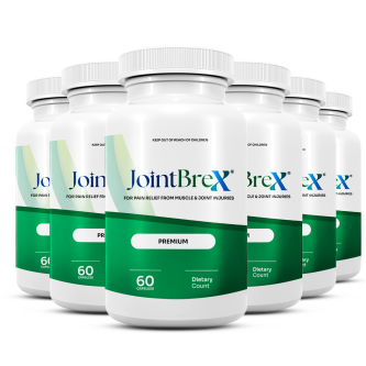 Six bottles of JointBrex — 180 day supply package, biggest discount